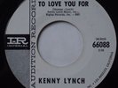 KENNY LYNCH: My Own Two Feet IMPERIAL 45 NORTHERN SOUL clean LOOK