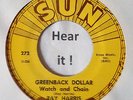 Rockabilly; Ray Harris; Greenback Dollar / Foolish Heart on SUN re