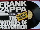 FRANK ZAPPA MEETS THE MOTHERS OF PREVENTION VINYL LP EUROPEAN VERSION (1986)