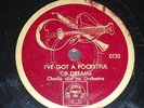 JAZZ 78 rpm RECORD Propaganda CHARLIE & HIS ORCHESTRA German WHO´LL BUY MY...