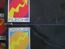 CLAUDE FRANCOIS LOGO FLECHE ORANGE ET ROUGE LP LE LUNDI AU SOLEIL