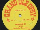 HEAR - Rare Grand Ole Opry LP # 261 & Cue Sheet - Bill Monroe - Porter Wagoner