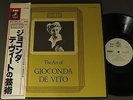 ART OF GIOCONDA DE VITO w/OBI PROMO JPN EAC77350-60