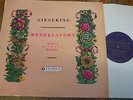 33CX 1479 Mendelssohn Songs without Words / Gieseking B/G