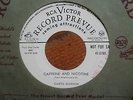 45 RPM Curtis Gordon RCA VICTOR DJ 47-5760 Caffeine and Nicotine  BOPPER