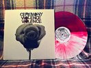CEREMONY Violence Violence LP on Clear Red with splatter vinyl
