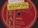 *RARE* Beto Villa - Ramona/Adios Mi Chaparrita (Ideal 978) Good Condition 1940s