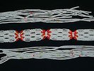 Elvis Style Flame Burst Macrame Belt - Made to Measure