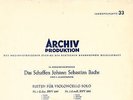 ARCHIV - ENRICO MAINARDI CELLO - BACH VIOLONCELLO SUITES 1 & 2 - 14029 APM