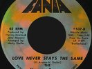 Soul Funk 45 HARVEY AVERNE Love Never Stays The Same/Lovers on Fania M-