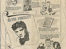 Elvis 47-6357 Mystery Train/I 4got to Remember to 4get & HIs Life cartoon sleeve