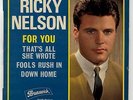 French EP picture sleeve Ricky Nelson For you That's all she wroteBrunswick 1963