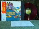 THE BEATLES Yellow Submarine LP 1st Japan press 1969 Red Wax, Insert &OBI STEREO