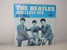 The Beatles, And I Love Her / If I Fell   '64 Capitol 45 w/ Straight Cut PS