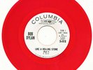 BOB DYLAN on Columbia --Like A Rolling Stone-- PROMO 45 --RED VINYL-- US ORIG