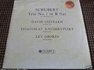 COLUMBIA SAX 2281 DAVID OISTRAKH TRIO NO.1 IN B FLAT (SCHUBERT) LP UK STEREO
