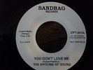 THE EPITOME OF SOUND YOU DON'T LOVE ME WHITE DJ DEMO  NORTHERN CLASSIC.