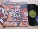 Earth Wind and Fire S/T Debut LP Soul Funk Warner Bros. Original with Poster