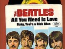 The Beatles 45 rpm Record and Picture Sleeve ''All You Need Is Love''