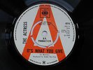THE ACTRESS: IT'S WHAT YOU GIVE/GOOD JOB WITH PROSPECTS - 45RPM 1969 DEMO  EX