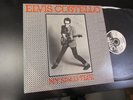 ELVIS COSTELLO my aim is true US ORIGINAL LP signed AUTOGRAPHED UK press GREEN