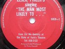 LESLIE PHILLIPS singing THE MAN MOST LIKELY TO Autographed UK Single-Sided 7