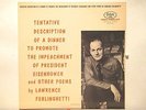 Lawrence Ferlinghetti Fantasy 7004 Impeach Eisenhower  Rare Red Vinyl  Beat Poet