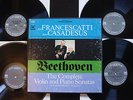 Francescatti Casadesus Beethoven: Violin & Piano Sonatas 4LPs Columbia 2-eye ori