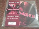 RARE MAGNIFIQUE 33 tours picture disc iron maiden the hungry beast april 29th