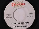 FREE-FOR-ALL: Show Me The Way / Blue Monday 45 (dj, disc close to M-) rare Rock