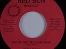 Modern Soul Boogie 45 OSCAR BERRY You've Got My Nose Open RED SUN HEAR NM