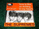 SUPREMES - LOVE IS LIKE AN ITCHING IN MY HEART DUTCH TAMLA MOTOWN P/S 45.209