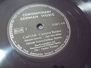VERY RARE EARLY -ORFF: CARMINA BURANA - FISCHER-DIESKAU FRICSAY MUSIC 78 RPM 12