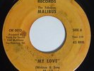 Rare Sweet Soul Funk 45 THE FABULOUS MALIBUS My Love on Unity