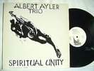 Albert Ayler Trio ?– Spiritual Unity, Italy Reissue Vinyl LP of 1965 Album
