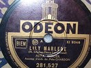 78 TOURS/LILY MARLENE par NITA BERGER/ODEON 281527/BEAU SOIR DE VIENNE