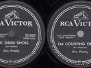 Elvis Presley Rock'n Roll 78 RPM record Blue Suede Shoes / I'm Counting On You