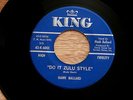 HANK BALLARD DO IT ZULU STYLE IN DEMAND I'M JUST A FOOL KING   NORTHERN SOUL 45