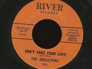 RARE DOOWOP 45 - THE SENSATIONS ON RIVER 228