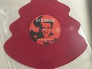 Elvis Presley Christmas Tree Shaped 33 Red Colored Vinyl Record Free Shipping