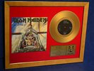 IRON MAIDEN “Aces High”  Single no Gold Record, Award Schallplatte
