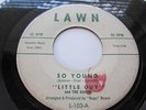 LITTLE GUY AND THE GIANTS RARE DOO WOP 45 LAWN LABLE L-103 SO YOUNG/IT'S YOU