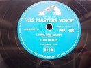 ELVIS PRESLEY 78 RPM LAWDY, MISS CLAWDY / TRYIN' TO GET TO YOU HMV 408