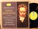 DGG 139 208/9 BEETHOVEN Missa Solemnis KARAJAN Wunderlich Janowitz 7/66 2LP NM