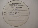 TEST PRESSING FOR 1994 RARE PUNK COMPILATION DOW JONES AND THE INDUSTRIALS + 15