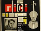 RUGGIERO RICCI SOLO RECITAL LP Sonatas Violin DECCA SXL 2240 W Bg ED1 NM