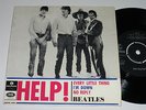 Mega rare The Beatles EP Help Sweden Parlophone GEOS 234 VG+/VG+