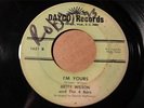 BETTY WILSON AND THE 4 BARS Dayco 1631 I'M YOURS/ALL OVER AGAIN-EDDIE DAYE-Hear
