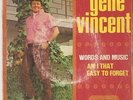 45T GENE VINCENT - WORDS AND MUSIC - FRANCE 1968