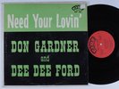 DON GARDNER & DEE DEE FORD Need Your Lovin FIRE LP VG++